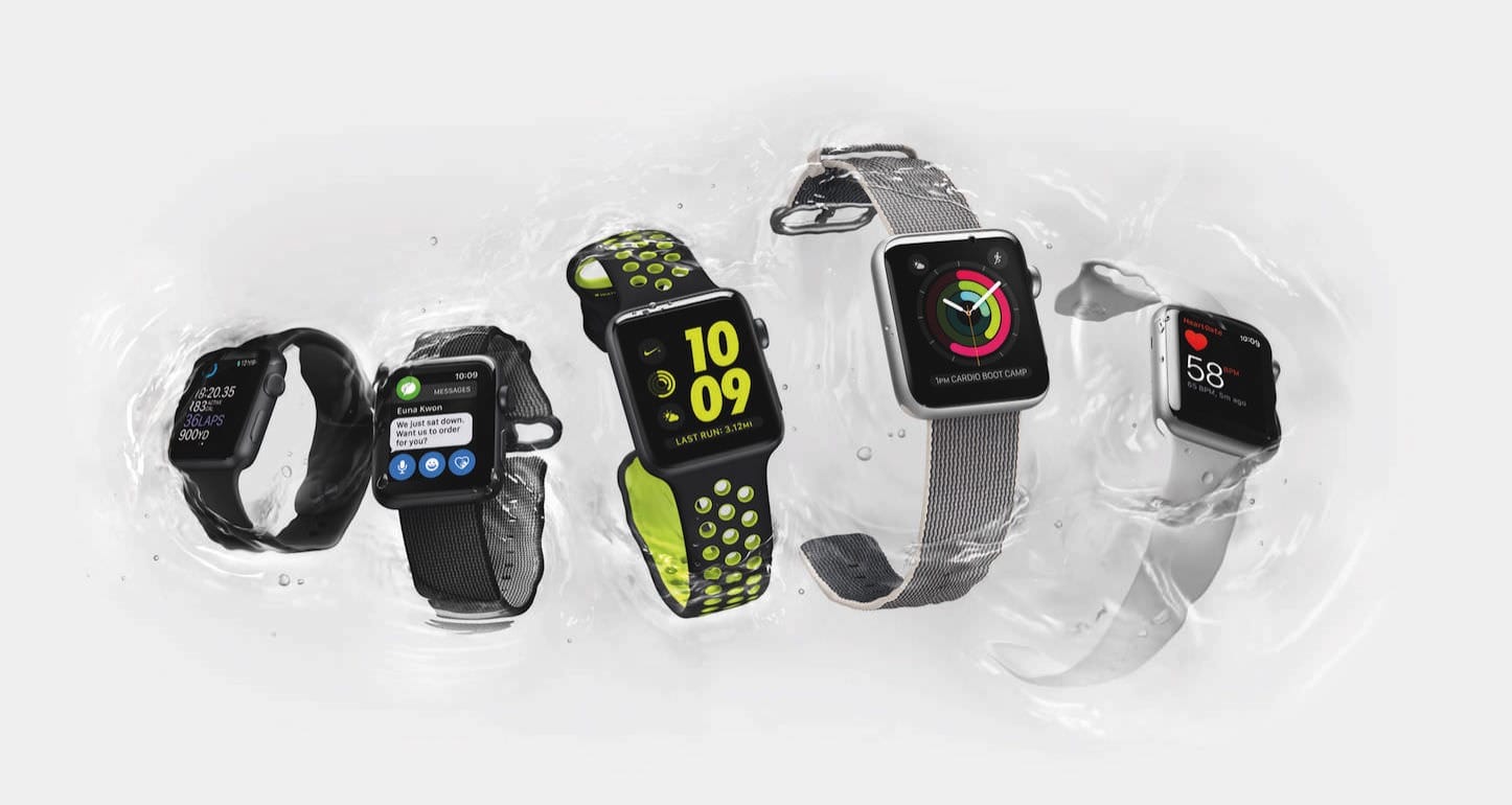 【比較】「Apple Watch Series 1」と「Apple Watch Series 2」スペックの比較表