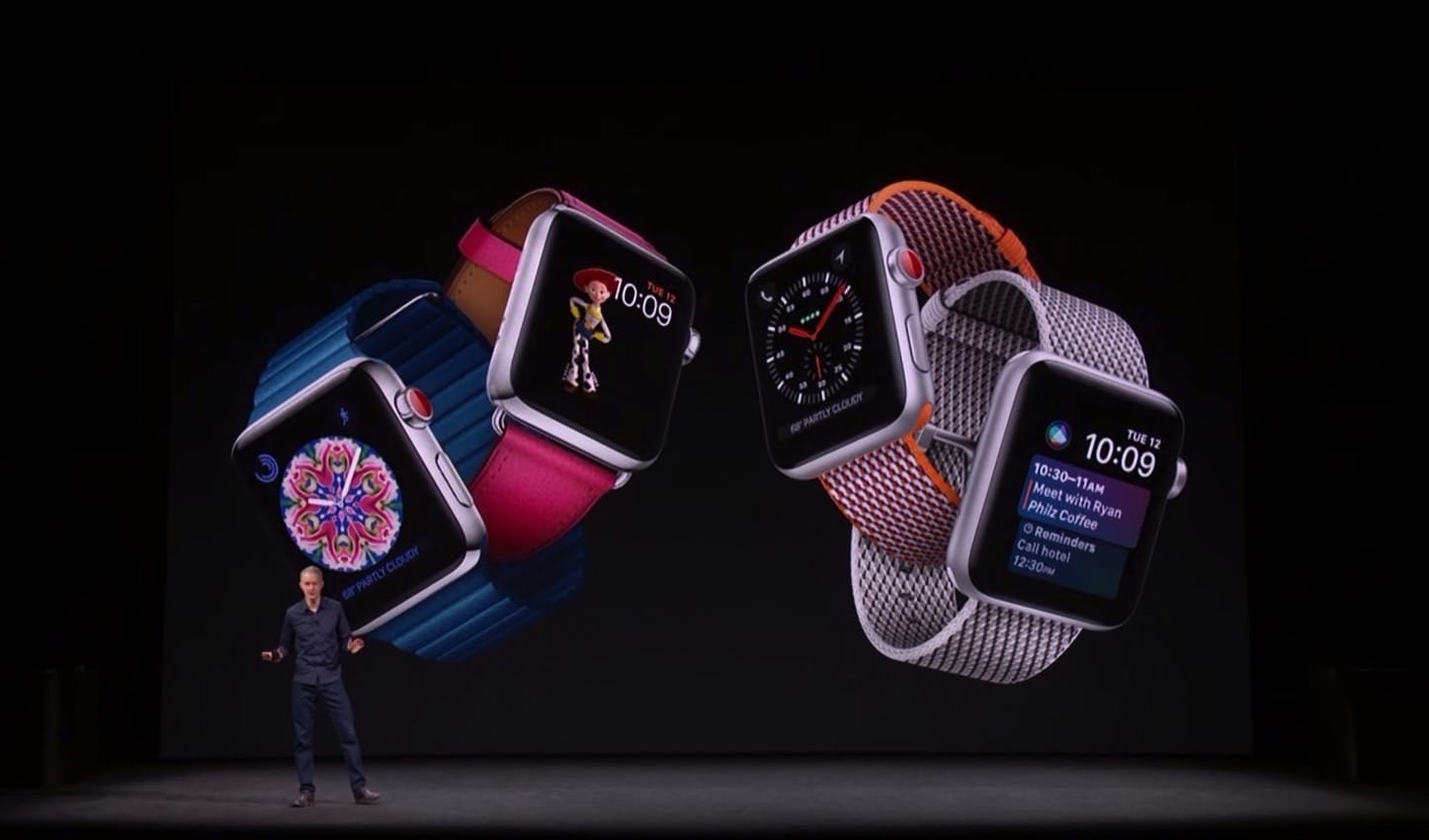 「Apple Watch Series 3」、正式発表！Cellularに対応ーーこれ一台でどこへでも