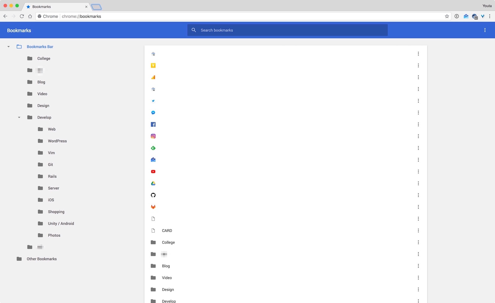 Google Chromeブックマーク整理術 まとめてブックマークを削除 移動 Youtachannel