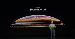 iPhone XS 発売日